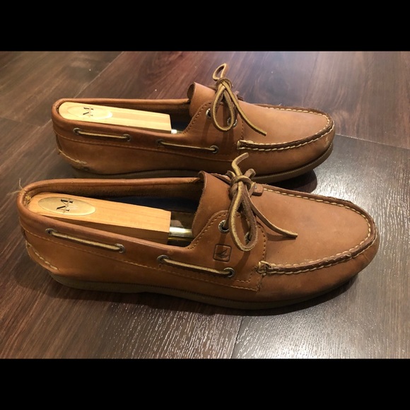 Sperry Docksider Leather Boat Shoes - Picture 2 of 5